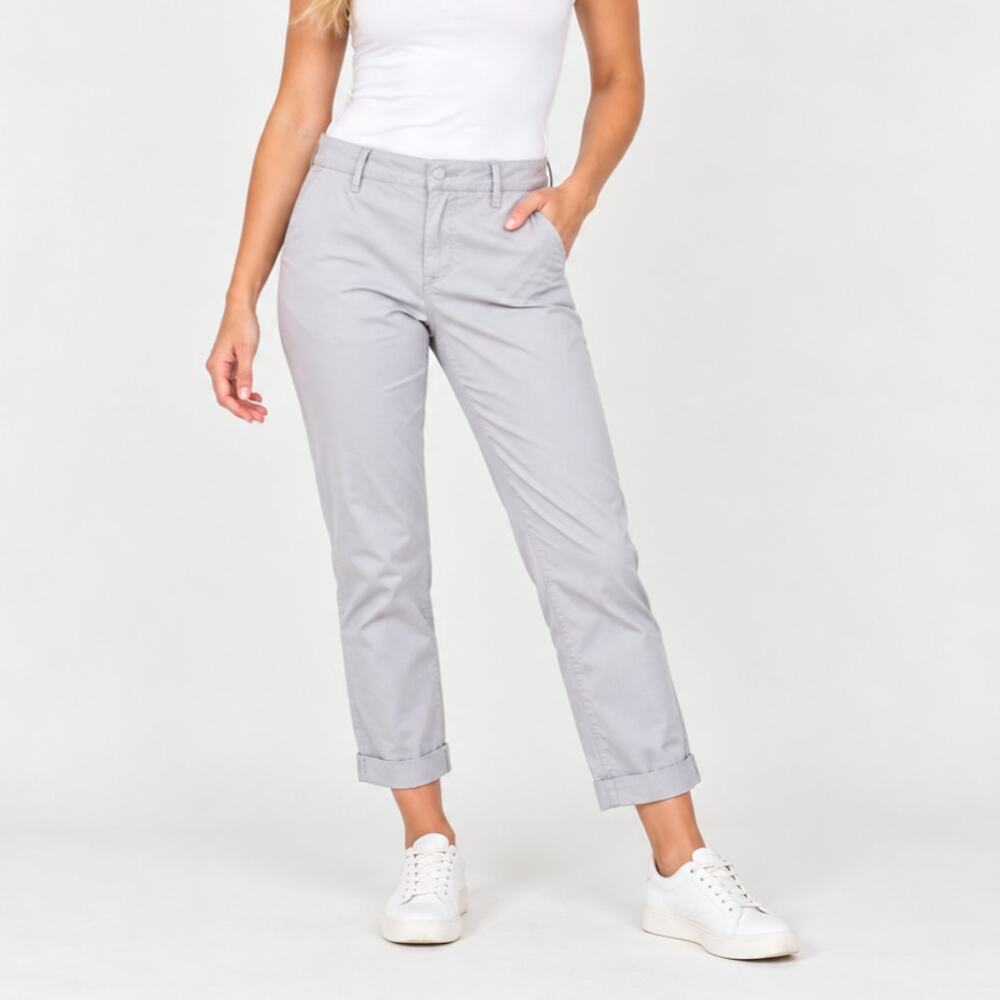 Sundry Rollup Tousers Stretch Women's Size 26 USA Gray Casual Coastal Minimalist